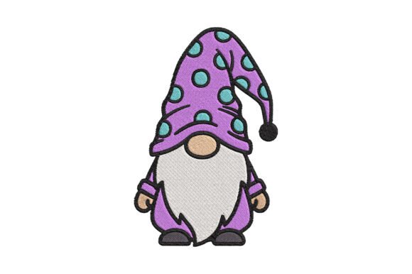 Gnome Embroidery Design