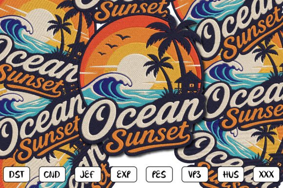 Ocean Sunset Embroidery Review