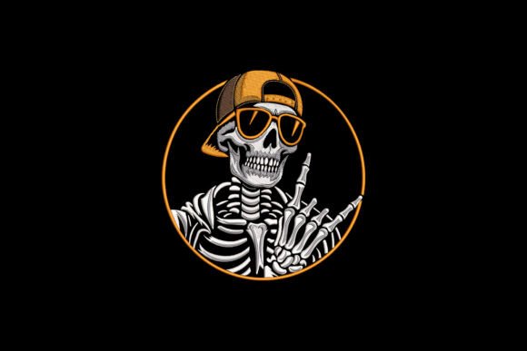 Skeleton Streetwear Embroidery